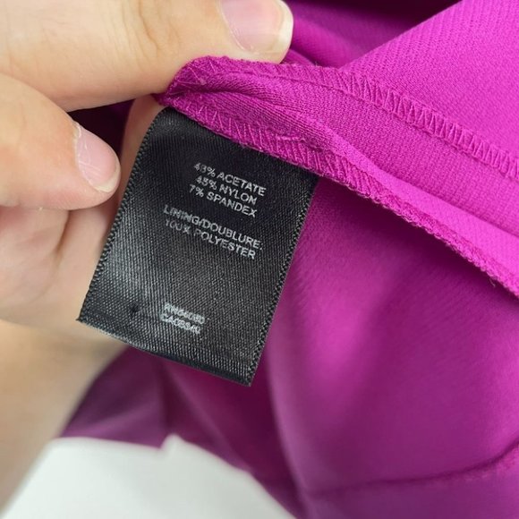 Robert Rodriguez magenta peplum mini dress 12 - Picture 13 of 16
